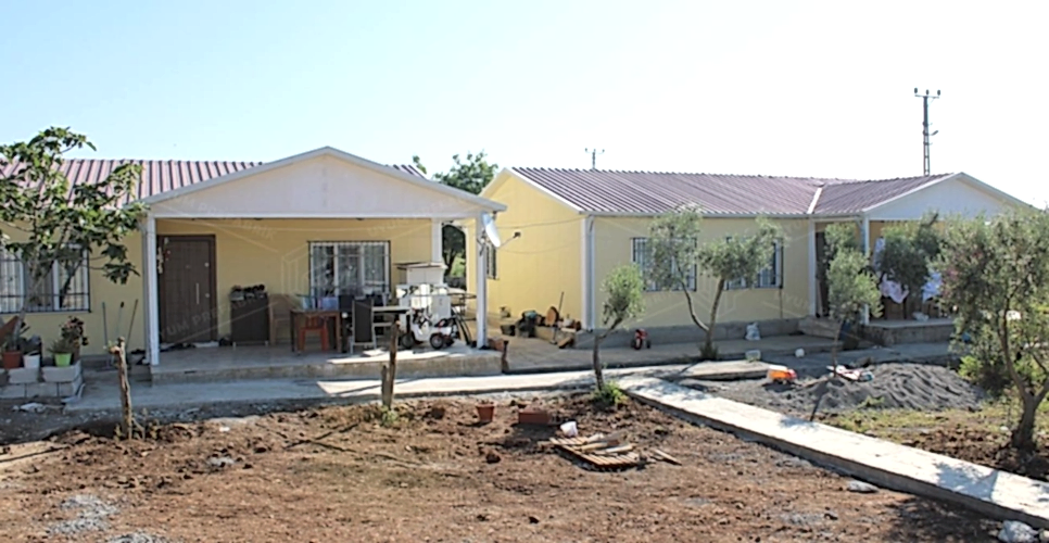 103m² İkiz Prefabrik Konut