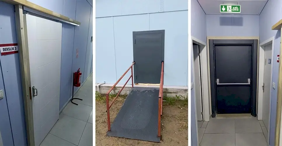 203m² Prefabrik Okul Binası 