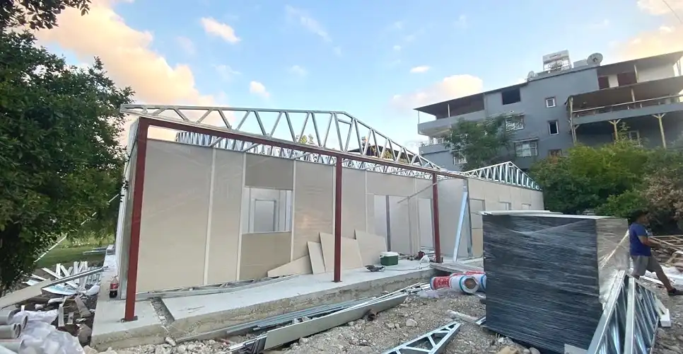 203m² Prefabrik Okul Binası 