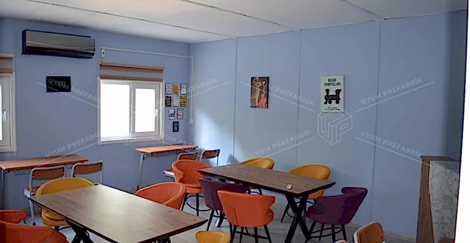 203m² Prefabrik Okul Binası 