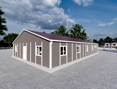 218m² Prefabrik Yatakhane Binası