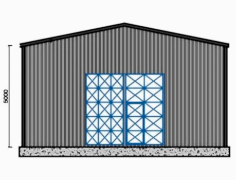 300m² Çelik Hangar Binası 