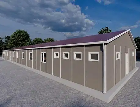 387m² Prefabrik Yatakhane Binası