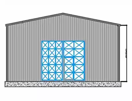 400m² Çelik Hangar Binası 