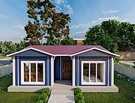 52m² Aytepe Single-Storey Prefabricated House