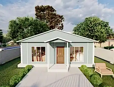 55m² Viranşehir Single-Story Prefabricated House