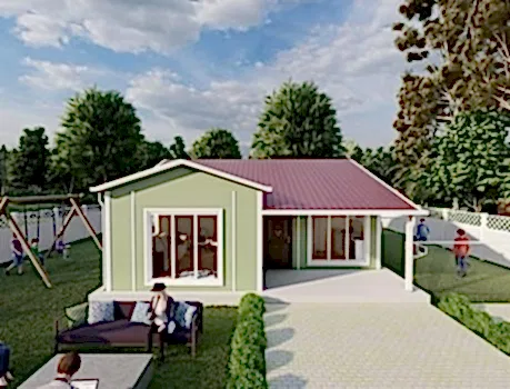 68m² Antakya Single Storey Prefabricated House