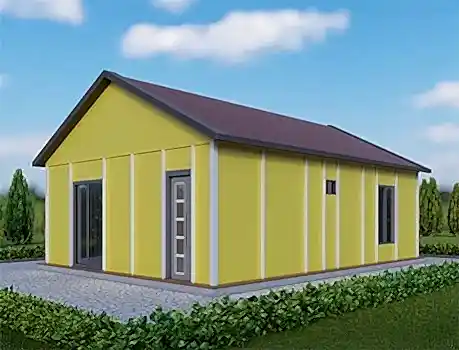 UP202 Kestel 70m² Tek Katlı Çelik Ev 