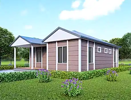 UP204 Side 105m² Tek Katlı Çelik Ev