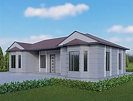 UP205 Ayder 110m² Tek Katlı Çelik Ev 