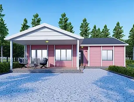 UP208 Fethiye 171m² Tek Katlı Çelik Ev 